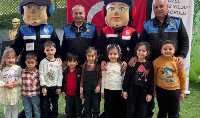 Osmaniye’de miniklere 'Poli' ile güvenlik eğitimi