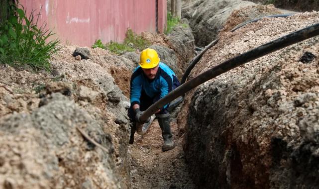 Sapanca’da Kuruçeşme’nin içme suyu hattı yenilendi