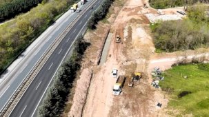 Alikahya TEM Bağlantı Yolu tam sürat