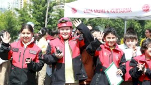 Ankara Keçiören'de çocuklara hayat kurtaran afet eğitimi