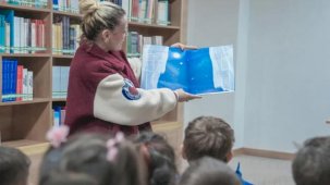 Ankara Keçiören'de minik öğrenciler kütüphane atmosferini yaşadı