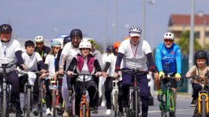 Beylikdüzü'nde pedallar sağlığa çevrildi