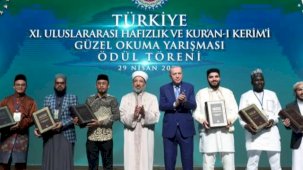 Cumhurbaşkanı Erdoğan’dan Kur’an-ı Kerim Yarışması'nda birlik ve kardeşlik vurgusu