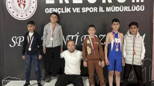 Erzurum Pasinler’de güreşin kalbi atıyor