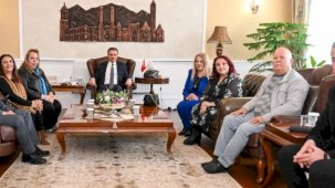 Erzurum Yeni Medya Derneği’nden Vali Baruş’a ziyaret