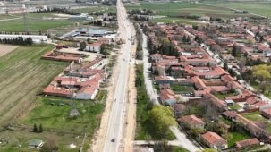 Eskişehir'de yollar genişliyor sürücülerin yüzü gülüyor