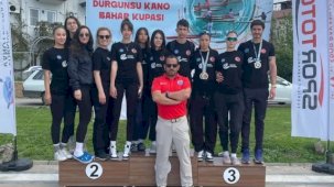 Eskişehirli kanocular Köyceğiz’den gururla döndü