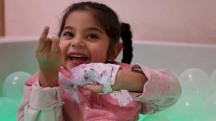 Irak’tan gelen aile, Gonca ile umuda tutundu