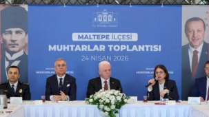 İstanbul Maltepe'de muhtarlarla koordinasyon
