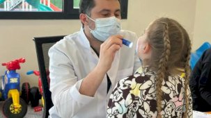 İstanbul'da 'Yuvamız Bakırköy'de miniklere sağlık taraması