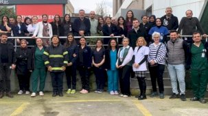 KOBİTEM’in yangın eğitimi ile hastaneler güvende