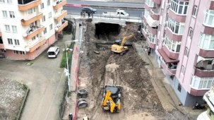 Kocaeli Gölcük Ulaşlı’da alt geçit çalışmaları hızla sürüyor