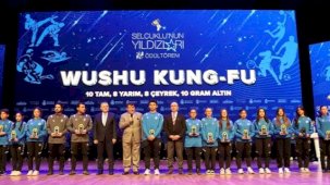 Konya'da Selçuklu'nun gururlandıran yıldızları ödüllendirildi