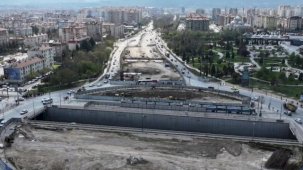 Konya'da Stadyum-Şehir Hastanesi Tramvay Hattı'nda ikinci etap sürüyor