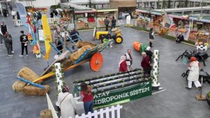 Konya'da tarım haftasına özel tasarımlar ilgi görüyor