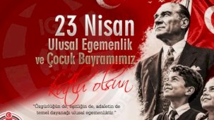 Küçük hanımlar, küçük beyler... Yaşasın 23 Nisan