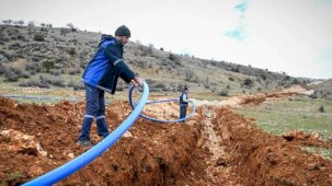 Malatya Arapgir'de yeni içme suyu hattı devrede