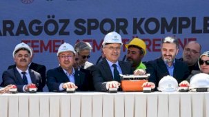 Malatya'da TOKİ Karagöz Spor Kompleksi’ne temel atıldı