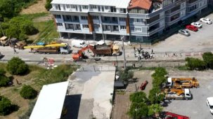 Muğla Dalaman'a doğal gaz için ilk kazma