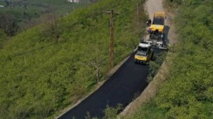 Ordu Altınordu’da grup yolu asfaltlanıyor