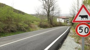 Ordu’da tamamlanan yollarda trafik güvenliği artırılıyor