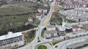 Sakarya’da yol yapım çalışmaları sürüyor
