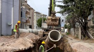 SASKİ’den yeni yağmur suyu hattı