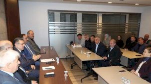 Trabzon'da Başkan Genç’ten Hizmet-İş'e ziyaret