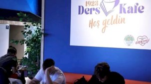 Zonguldak’ta gençlere özel 1923 Ders Kafe açıldı