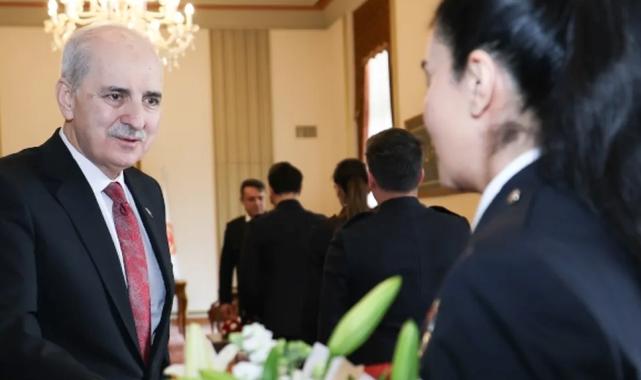 TBMM Başkanı Kurtulmuş, koruma polislerini kabul etti