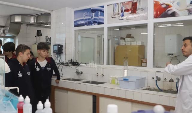 Trabzon’da öğrenciler su arıtma tesisini gezdi