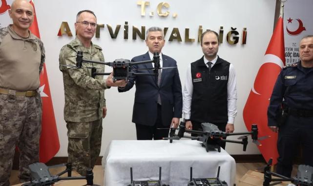 Artvin’de 4 termal drone göreve başladı