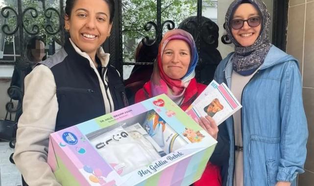 Çorum'da anne ve bebeklere evde destek
