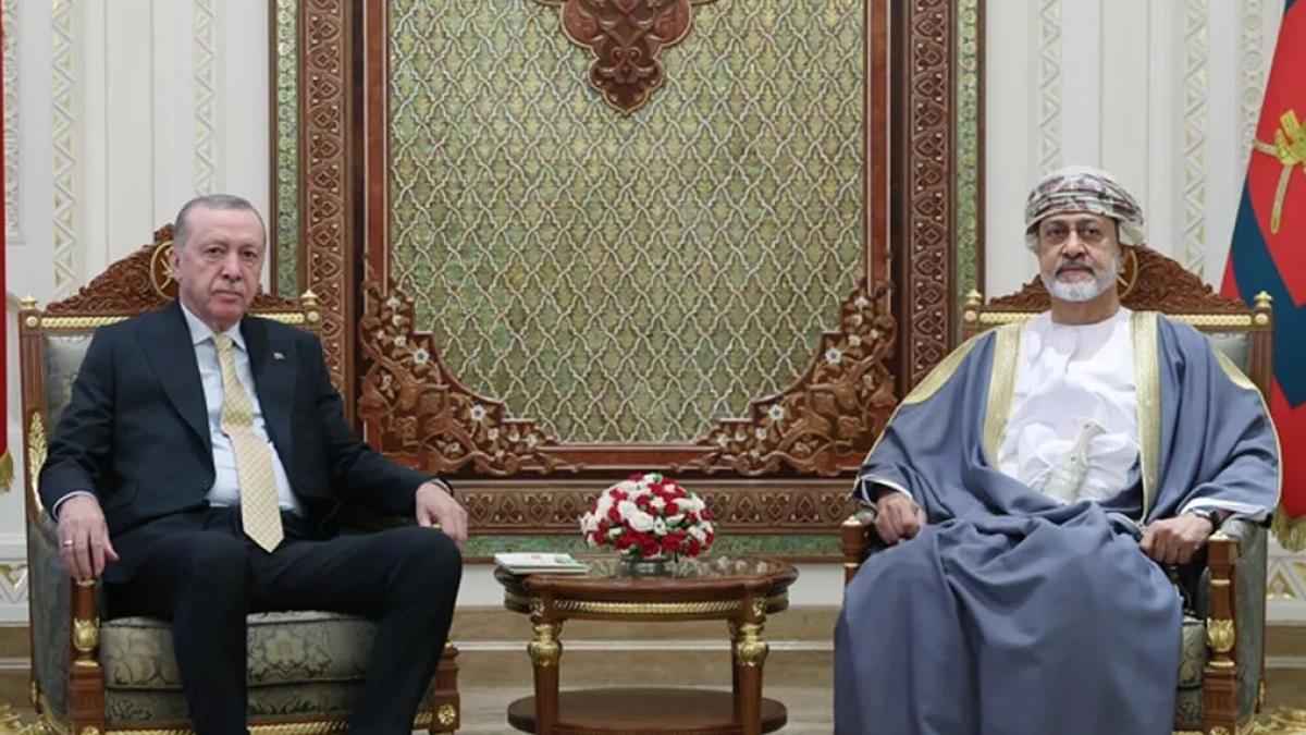 Cumhurbaşkanı Erdoğan, Umman Sultanı ile görüştü
