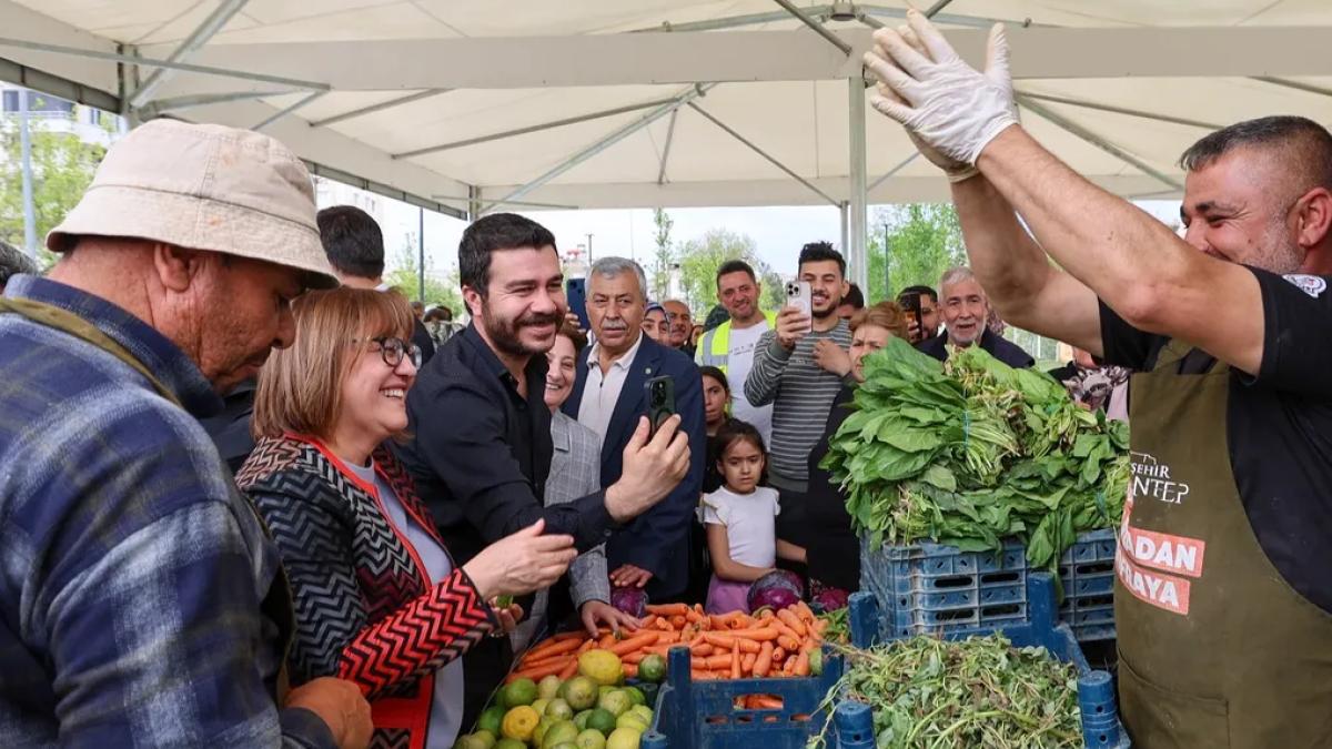 Gaziantep’te ‘Haydi Tarladan Sofraya’ pazarı hizmete başladı