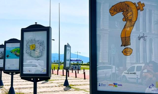'Gençlik Nerede?' karikatür sergisi İzmir'de açıldı