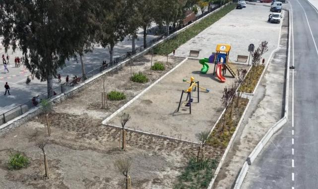 İzmir'de atıl alan mahalle parkına dönüştü