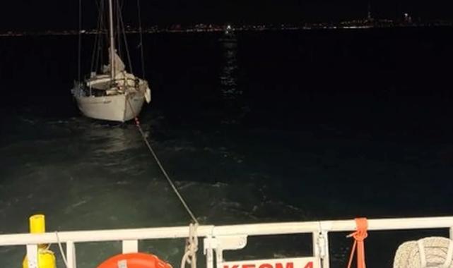 Kınalıada açıklarında korku dolu anlar