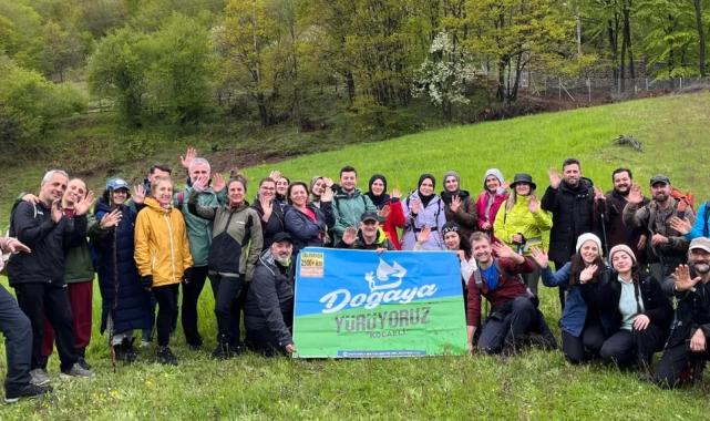 Kocaeli Büyükşehir’in doğa yürüyüşüne büyük ilgi