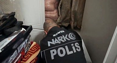 Konya'da dev uyuşturucu operasyonu!