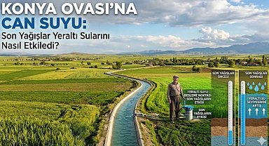 Konya Ovası'na Can Suyu: Son Yağışlar Yeraltı Sularını Nasıl Etkiledi?