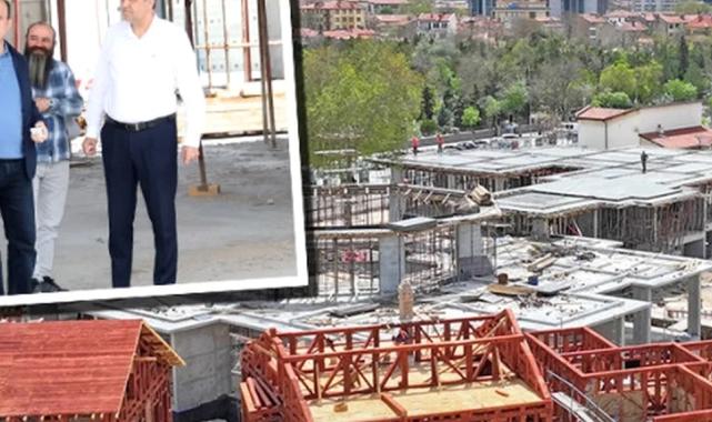 Konya’da Mevlevi Dergahı inşaatı hızla sürüyor