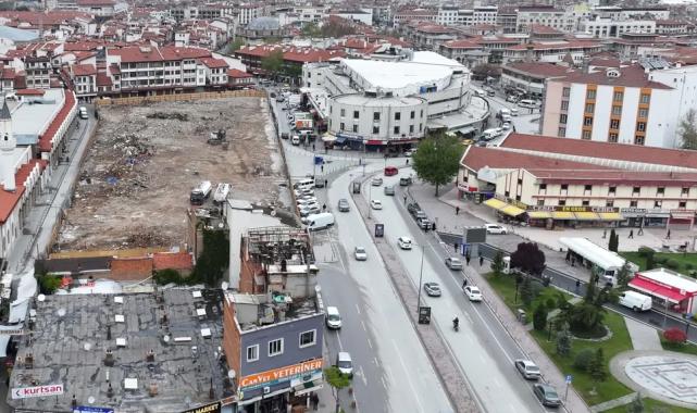 Konya'ya değer katan dönüşümde yıkımlar tamamlandı
