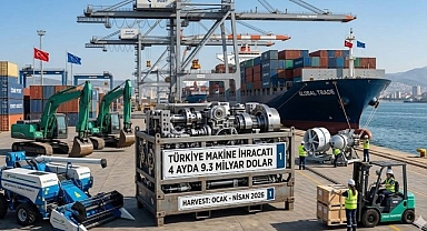 Makine ihracatı 4 ayda 9,3 milyar dolar oldu