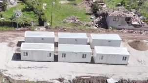 AFAD’dan Sungurlu’daki fırtına ve hortumzedelere konteyner desteği
