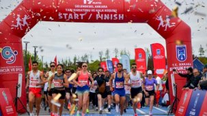 Ankara ATA Çiftliği’nde binlerce sporcu koştu