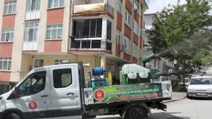 Ankara Keçiören'de çevre ilaçlanıyor