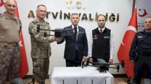 Artvin’de 4 termal drone göreve başladı