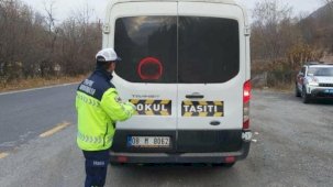 Artvin’de okul çevreleri ve servislerde güvenlik denetimi