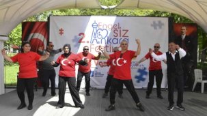 Başkent’te engel yok, şenlik var